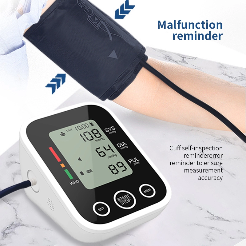 Novo medidor de pressão arterial monitor digital esfigmomanômetro