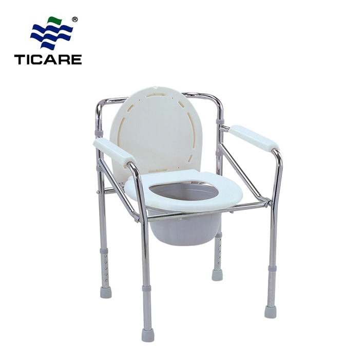 Suprimentos de terapia de reabilitação Cadeira de toalete dobrável aprovada pela FDA