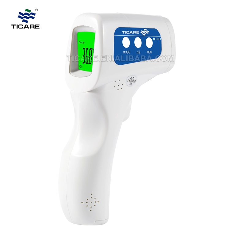 Termômetro de pele de testa infravermelho digital médico adequado para uso em bebês ou adultos
