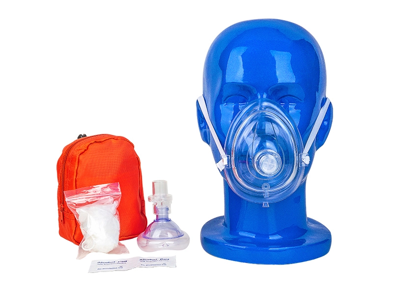 Kit combinado de nylon com máscara de resgate de RCP