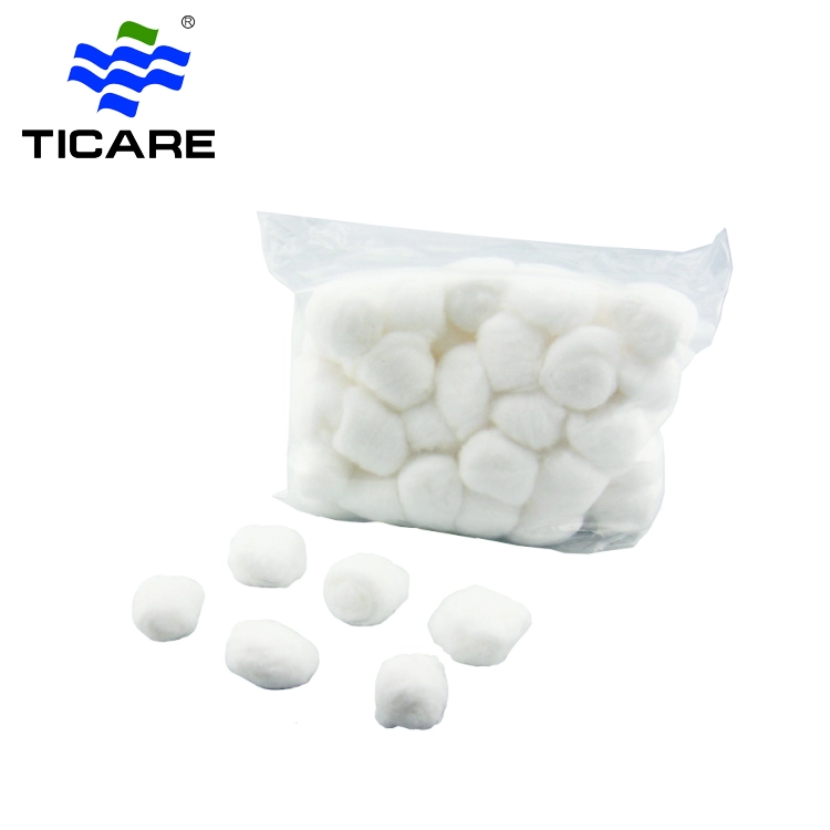 Bolas de algodão descartáveis médicas 0,5g