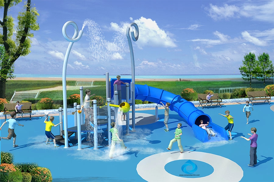 Casa de água do parque aquático para crianças