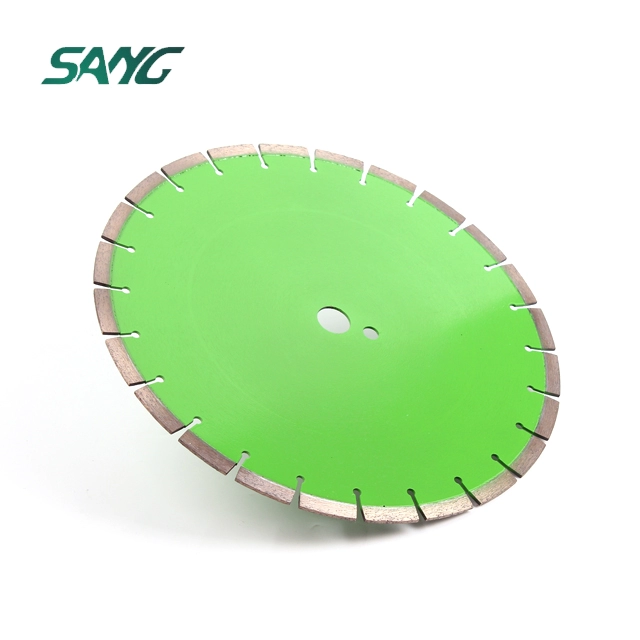 Disco de corte de lâmina de serra a laser de diamante circular de 350 mm para concreto asfáltico
