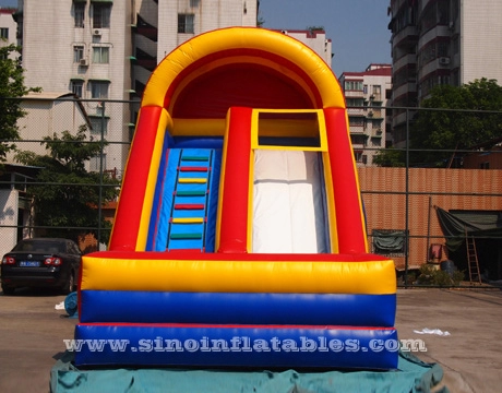 25x13 comercial clássico infantil escorregador arco-íris inflável para festas internas