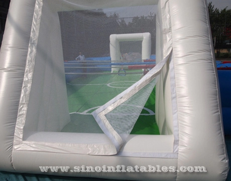 Campo de futebol inflável grande para crianças e adultos de 40'x25' para diversão interativa de futebol indoor ou outdoor