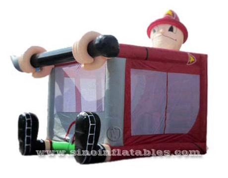 Combo inflável de bombeiro comercial pop para venda de infláveis Sino