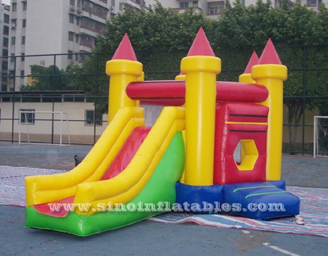 Espreguiçadeira inflável colorida infantil com escorregador à venda da Sino Inflatable