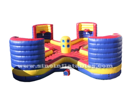 Jogo de bungee esportivo inflável interativo comercial para 4 pessoas