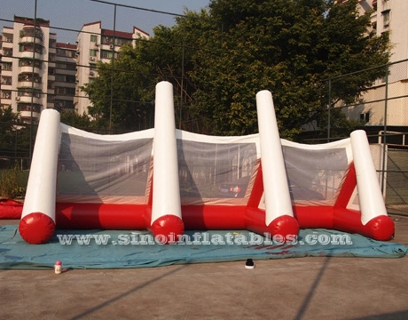 Objetivo de futebol inflável para crianças ao ar livre ou indoor n adultos com 3 pistas para jogos de tiro livre de futebol