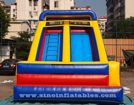 Escorrega inflável infantil de carga frontal de 5 metros de altura com certificação EN14960 para festas internas ou externas
