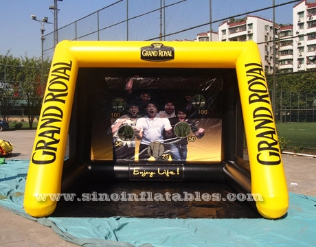 Jogo de lance de futebol inflável para crianças N adultos para tiro ao alvo definido da Sino Inflatables