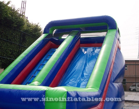 Corrediça inflável infantil de carga frontal 25x13 de grau comercial para festas ao ar livre divertidas
