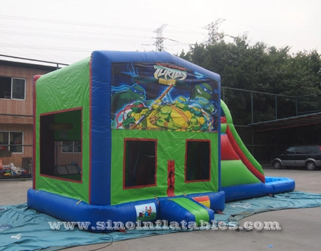 Painéis de módulo 5 em 1, casa de salto inflável para crianças com escorregador de água da Sino Inflatable