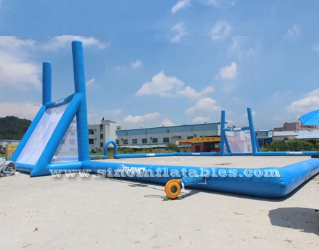Campo de futebol de rugby inflável gigante móvel de 45x30m para crianças N adultos da China fabricante inflável