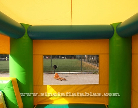 4 grandes balões inflável combo inflável para crianças com escorregador feito da melhor lona de pvc