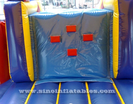 Casa de salto inflável para crianças 5 em 1 comercial com aro de basquete n slide