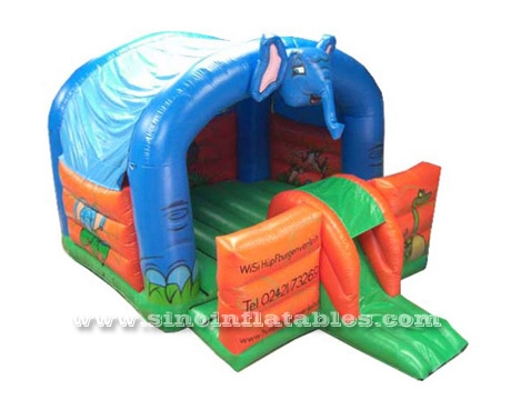 Casa de salto inflável de elefante popular para festas ao ar livre de guangzhou infláveis