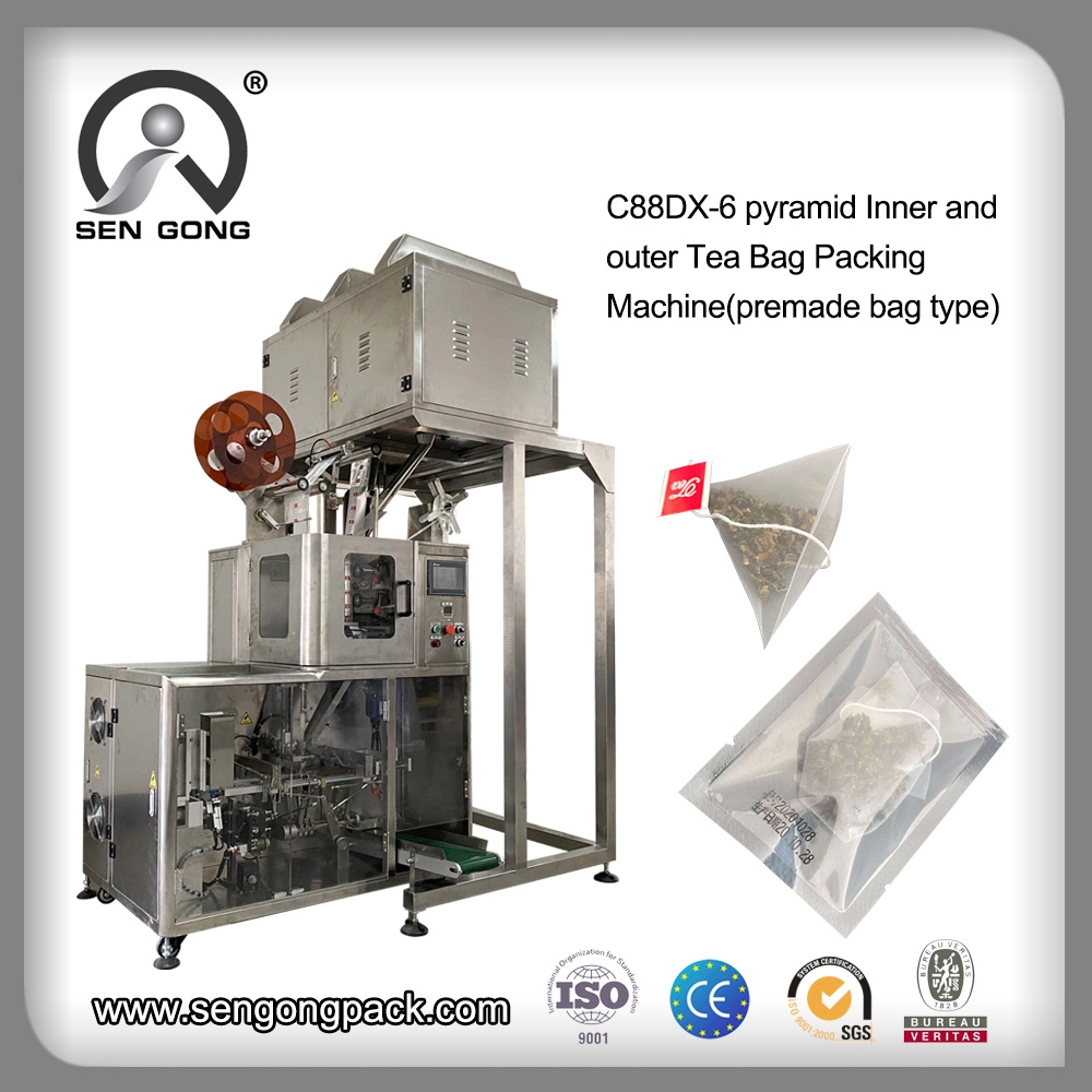 C88DX Fabricante automático de máquina de embalagem de chá bioweb (tipo saco)