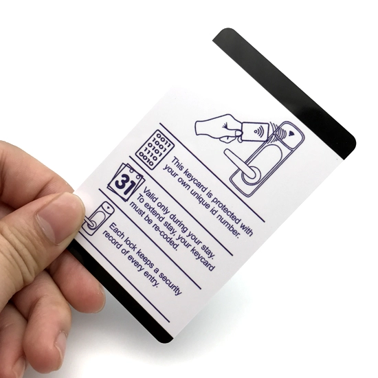 Cartão-chave RFID de quarto de hotel de alta classe