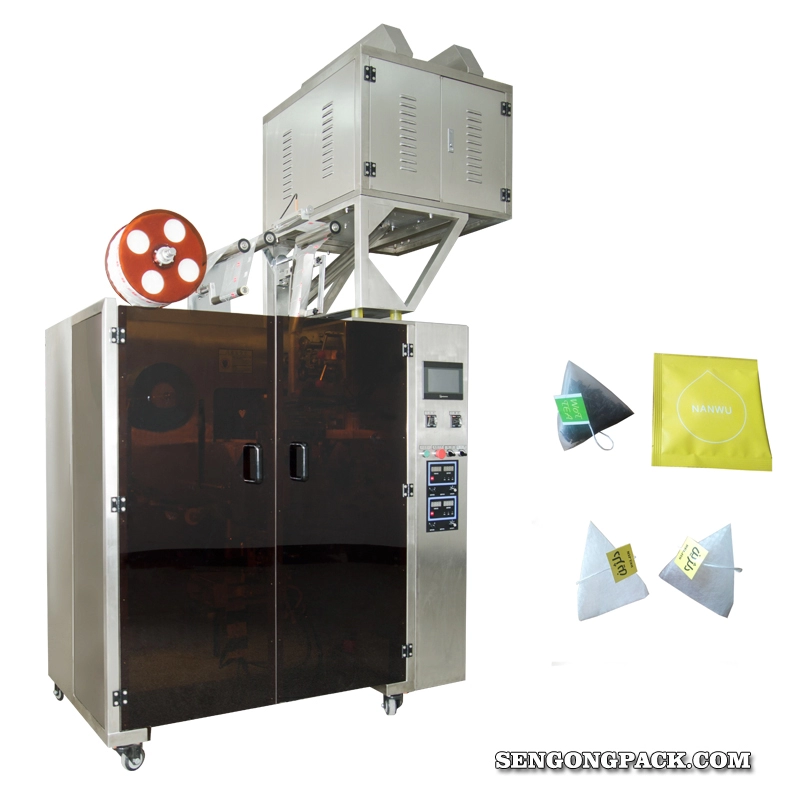 C28DX Pirâmide de nylon/máquina de saquinho de chá plano para pequenas empresas