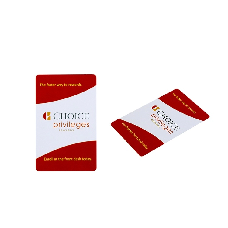 CMYK que imprime o cartão chave esperto clássico do hotel de MF 1K S50 NFC com 13.56Mhz ISO14443A