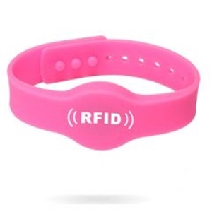Impressão de logotipo pulseiras de silicone RFID para controle de acesso de eventos