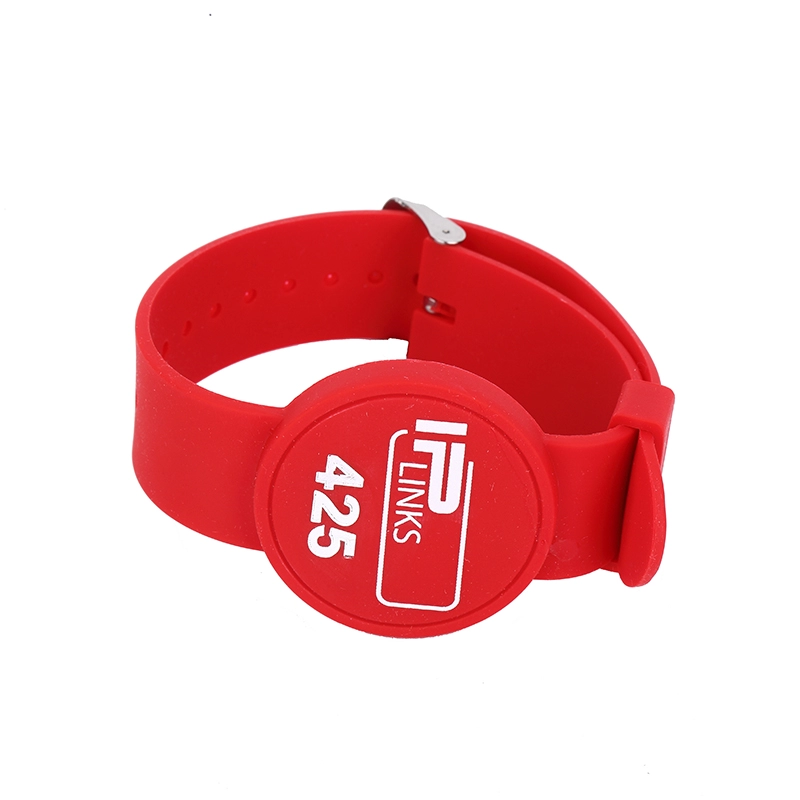 Preço de fábrica pulseira NFC passiva ajustável pulseira de silicone RFID