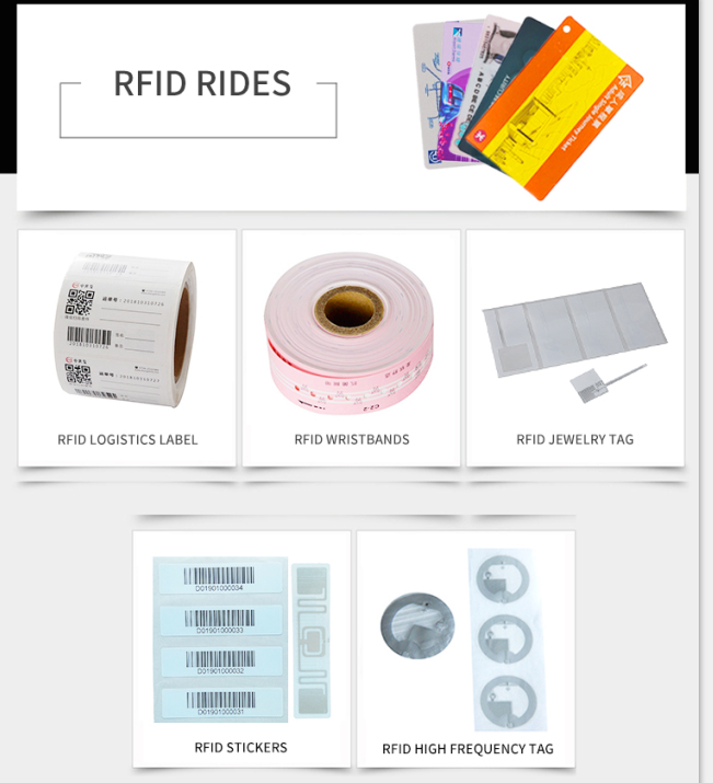 etiquetas de produtos RFID