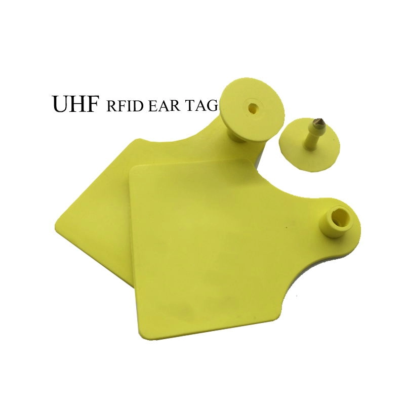 Etiquetas auriculares inteligentes para animais com código QR UHF RFID de longo alcance para ovelhas e porcos