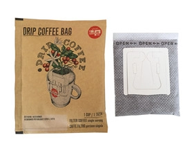 Máquina de embalagem ultrassônica de saco de gotejamento C19H PLA para café da Irlanda com envelope externo