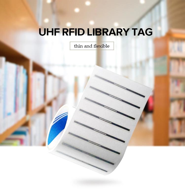 Gestão de livros 860-960MHz etiqueta anti-roubo etiqueta rfid etiqueta Rfid para biblioteca