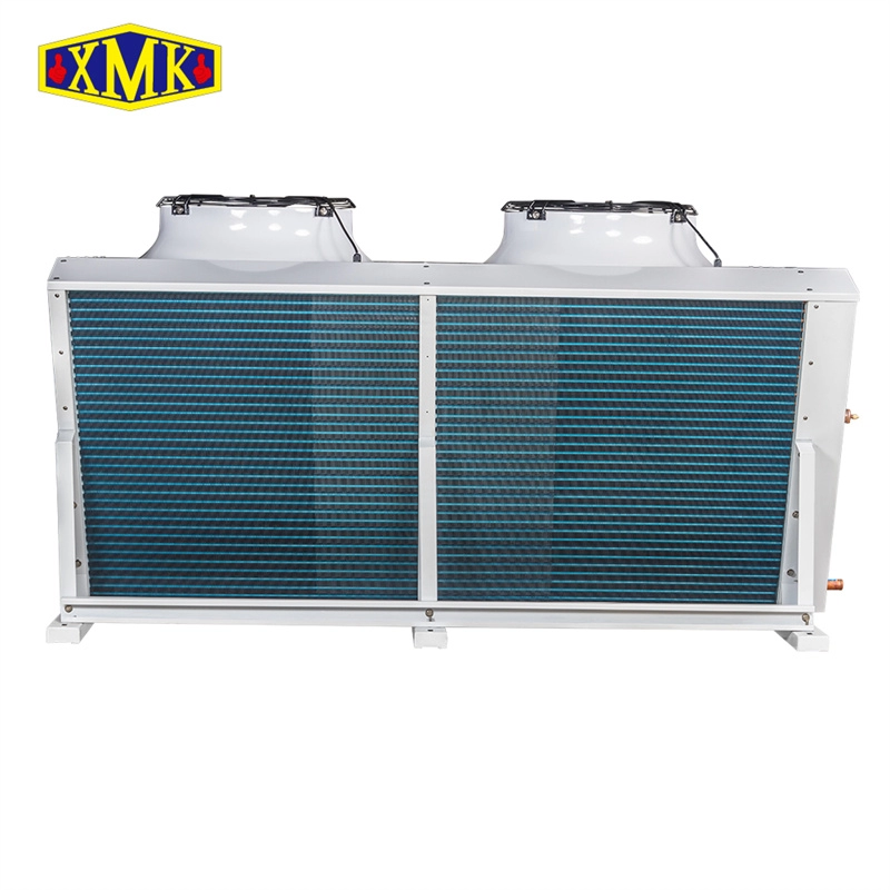 Condensador refrigerado a ar tipo V para armazenamento refrigerado