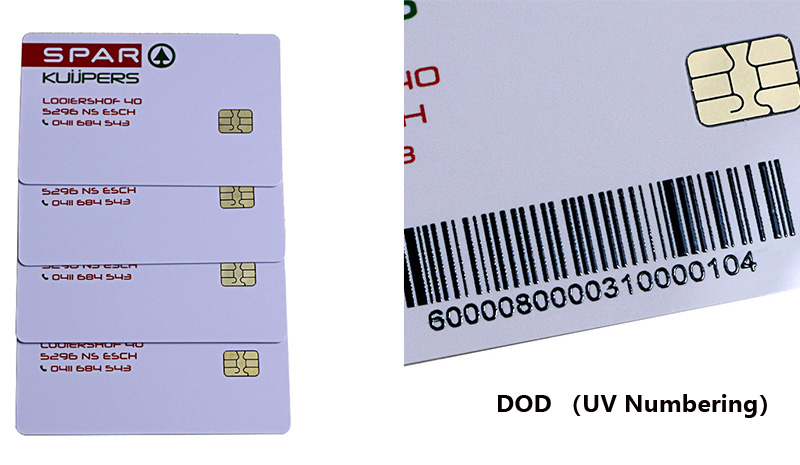 Cartões IC ISSI 4442 com código de barras
