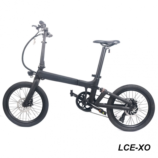 LightCarbon Nova bicicleta elétrica dobrável de carbono LCE-XO