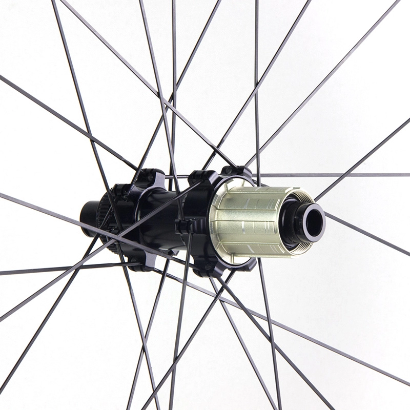 Rodas tubulares de freio a disco de carbono para bicicleta de estrada Lightcarbon mais baratas