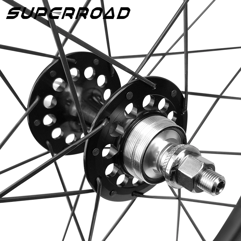 Conjunto de rodas de velocidade única para bicicleta de trilha de carbono Superroad 80mm