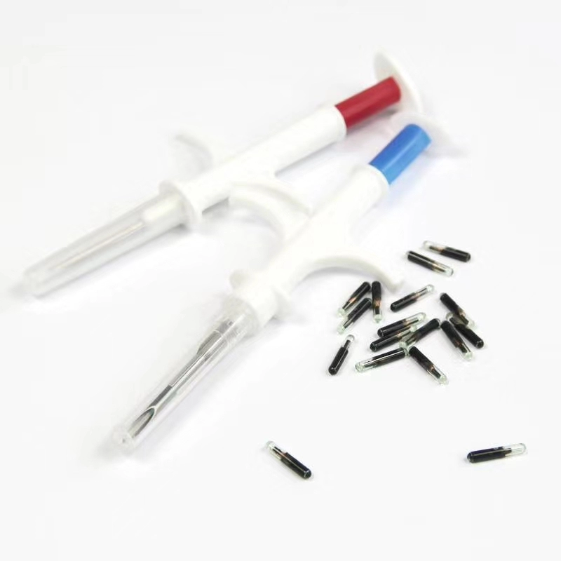 Microchip de etiqueta de tubo de vidro para animais de estimação RFID EM4305 implantado