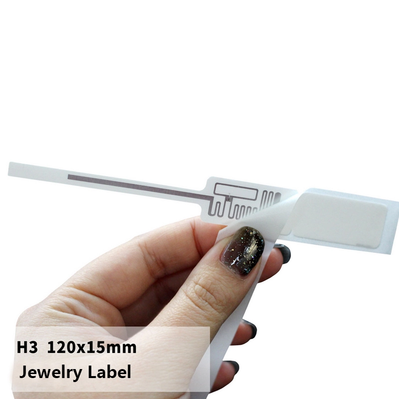 Etiquetas de preço de joias Alien H3 UHF imprimíveis à prova d'água