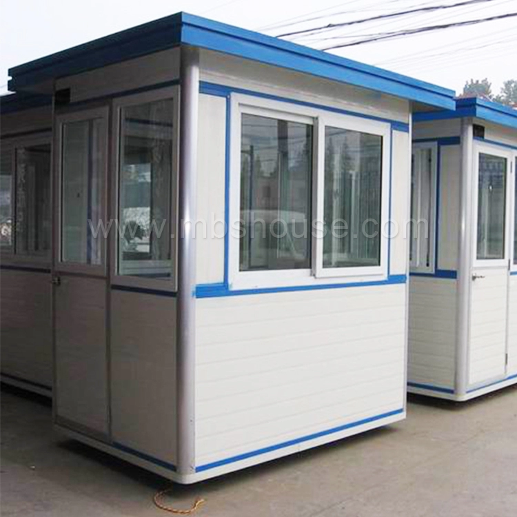 Casa de guarda pré-fabricada exterior portátil modular para venda