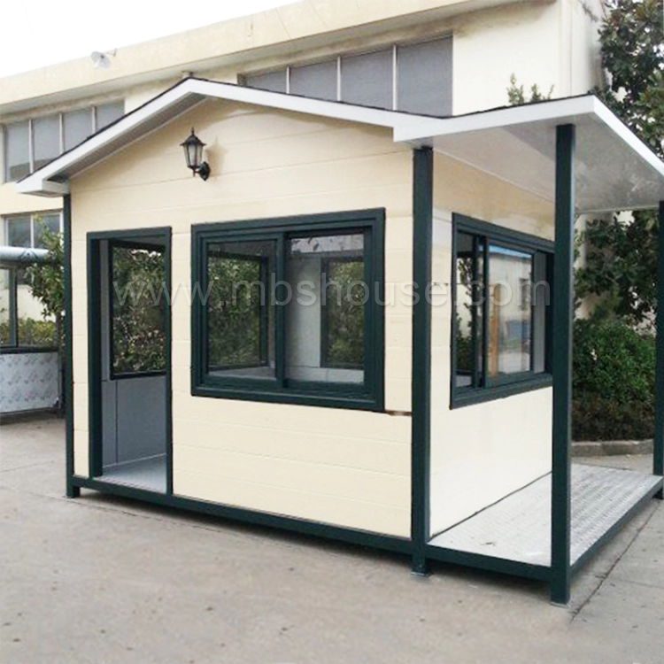 Casa modular de alta qualidade personalizada para quiosque de segurança pré-fabricada