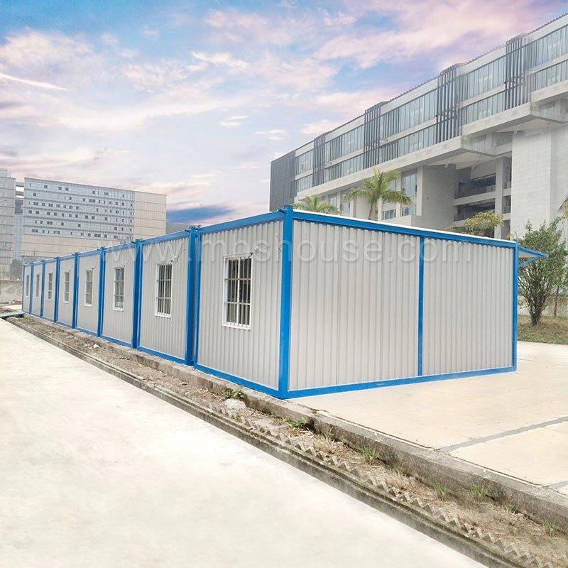 2019 China Novo design durável de casas pré-fabricadas de contêineres de pacote plano