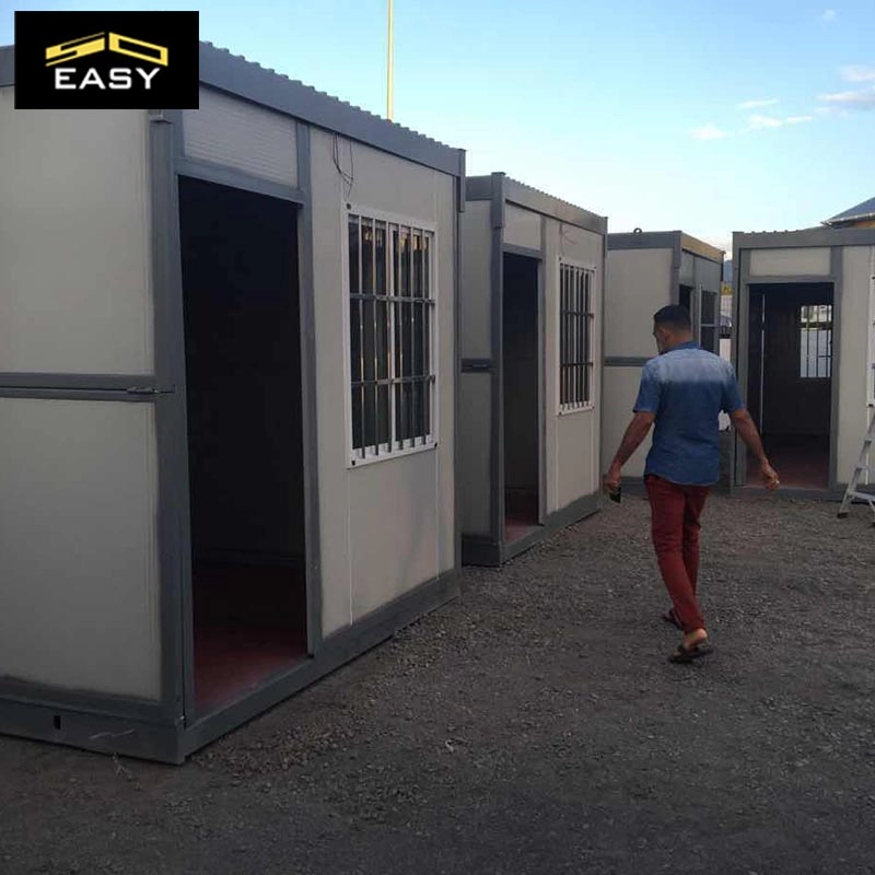 Casa de contêiner dobrável acomodação temporária em campo de trabalho