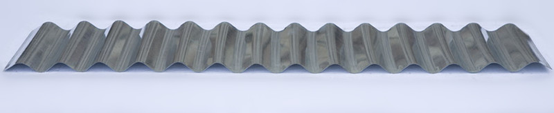Chapas de aço corrugadas para sistema de revestimento de paredes