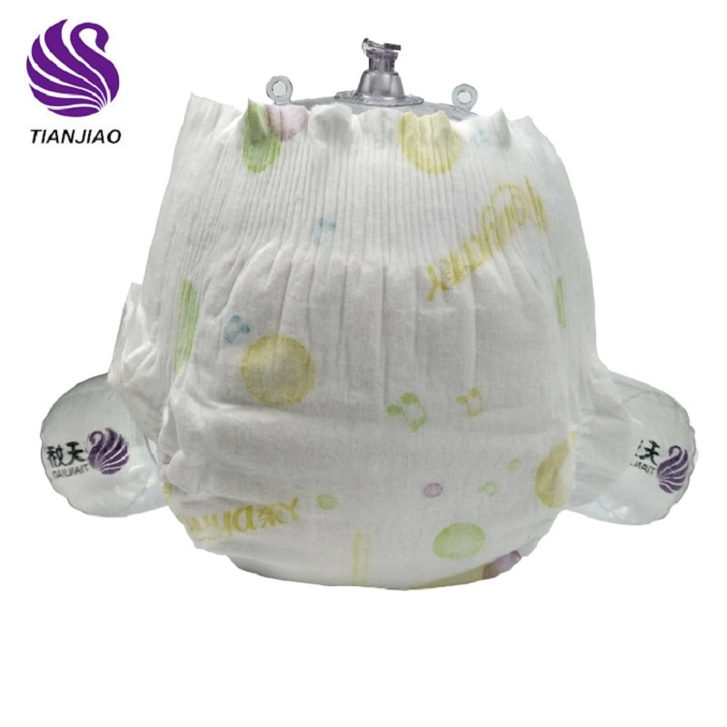 Fralda para bebê com absorção respirável e superfície seca