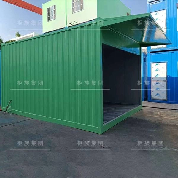 Lojas de contêineres renovadas de fábrica fabricadas na China com material galvanizado