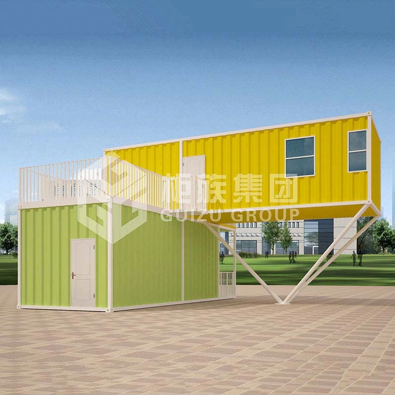 China Fabricante Duplex Container modificado casa pré-fabricada para viver com aço