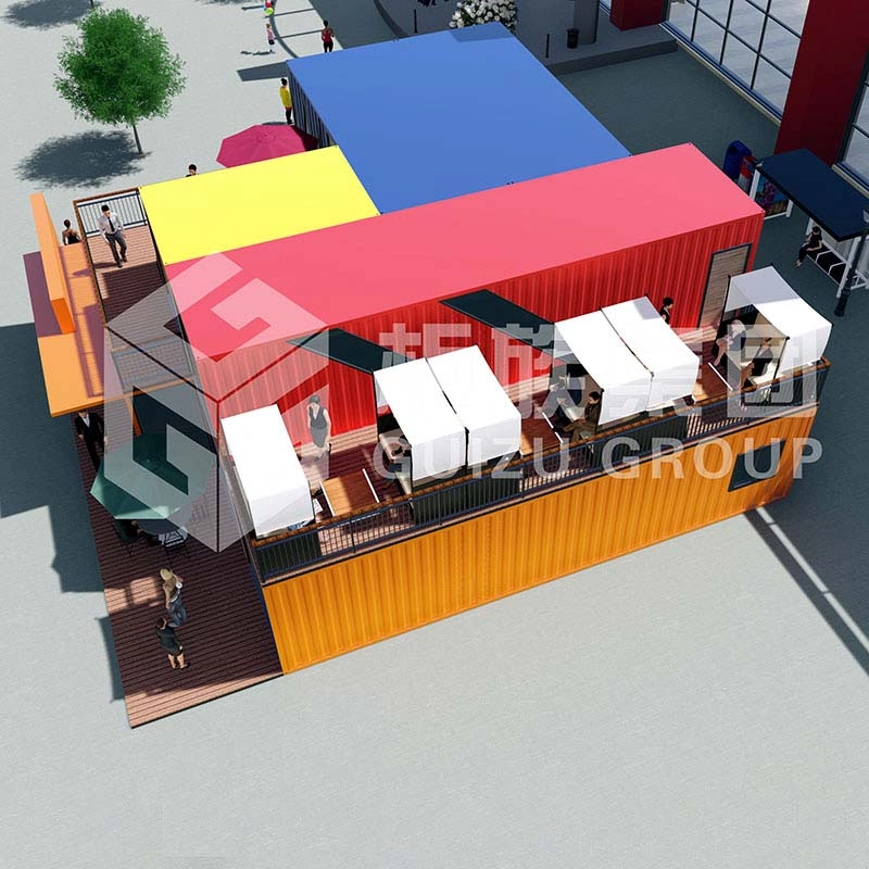 Fornecimento de fábrica na China Local de entretenimento de contêiner montado modular de 40 pés