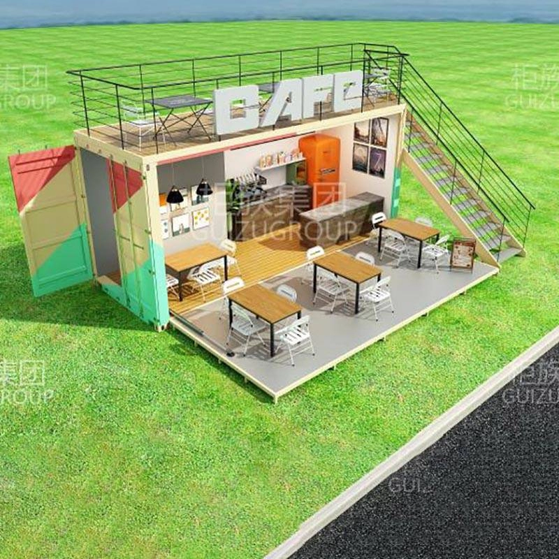 Cafeteria pré-fabricada na China para venda