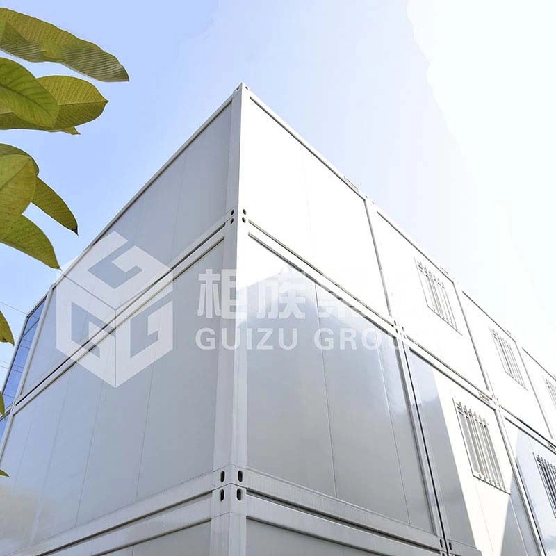 Casa modular pré-fabricada de pacote plano de instalação rápida