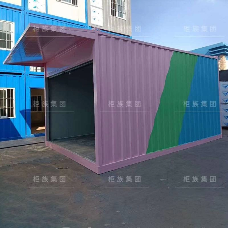 Lojas de contêineres renovadas de fábrica fabricadas na China com material galvanizado